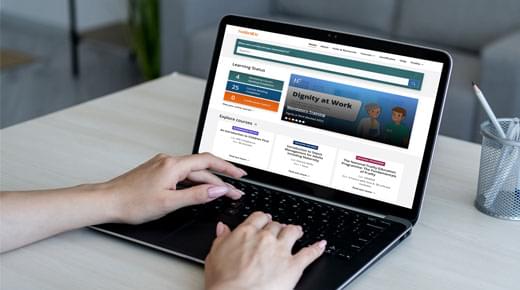 Photographic image showing the main dashboard of HSeLanD